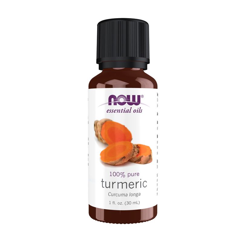 NOW Essential Oils, Turmeric Essential Oil, Soothing, Uplifting, Balancing, 100% Pure, Child-Resistant Cap, 1-Ounce NOW Essential Oils, Turmeric Essential Oil, Soothing, Uplifting, Balancing, 100% Pure, Child-Resistant Cap, 1-Ounce