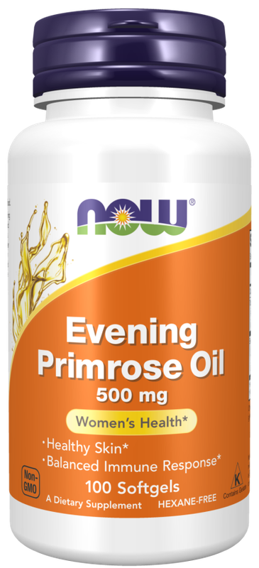 Now Supplements , Evening Primrose Oil 500 Mg -100 Softgels / 33