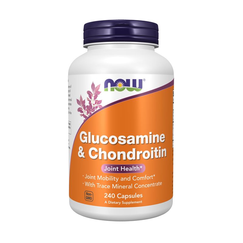 Now Supplements, Glucosamine & Chondroiton 240 Veg Caps Now Supplements, Glucosamine & Chondroiton 240 Veg Caps