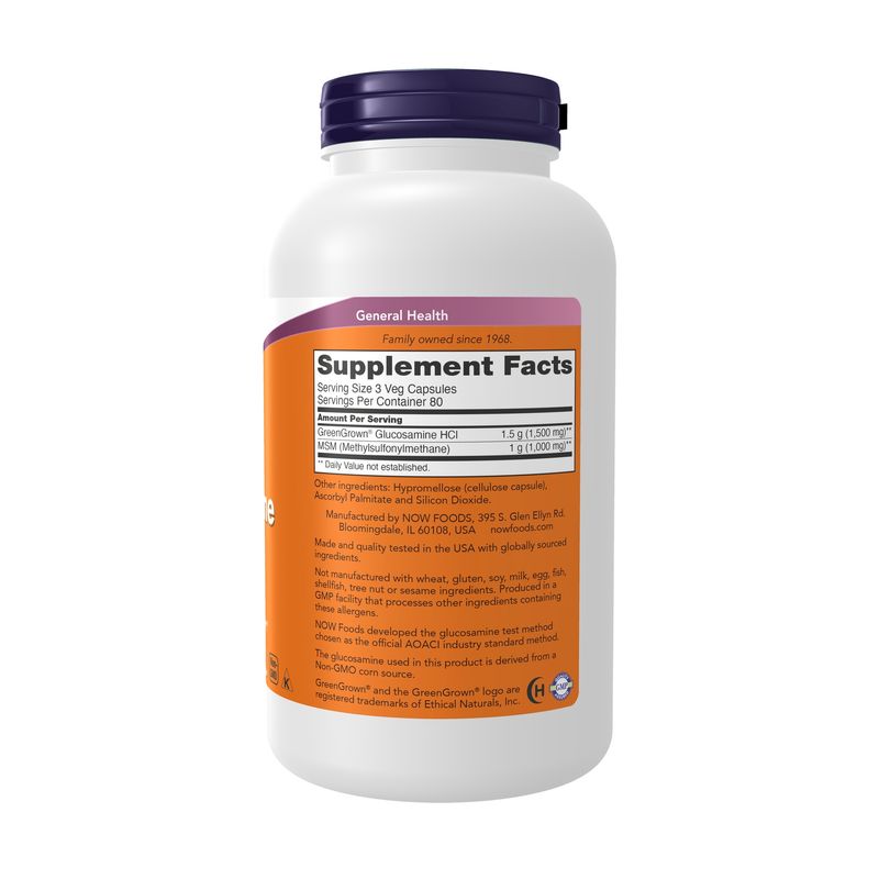 Now Supplements, Vegetarian Glucosamine & Chondroiton 240 Veg Caps