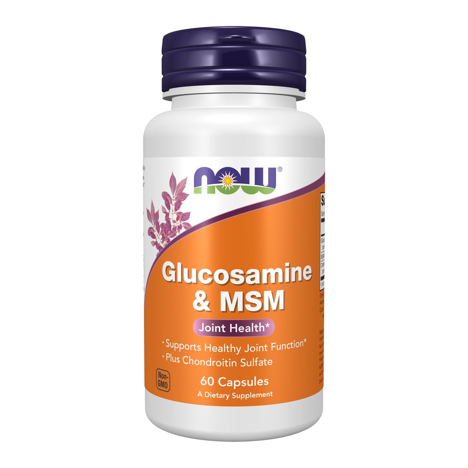 Now Supplements, Glucosamine + Msm 550 Mg/250 Mg 60 Caps