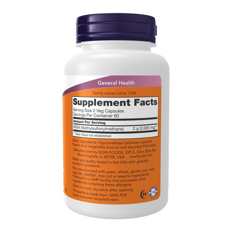 Now, M.s.m 1000mg 120 Vcaps