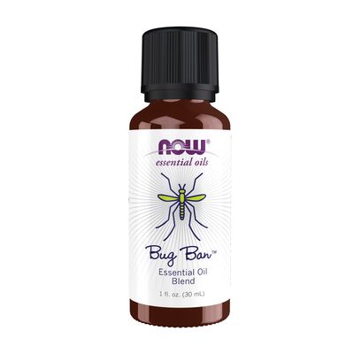 NOW Essential Oils, Bug Ban™ Blend, Bug-Repelling Essential Oil Blend for Inside and Outside Usage, Made with Pure Essential Oils, Vegan, Child Resistant Cap, 1-Ounce NOW Essential Oils, Bug Ban™ Blend, Bug-Repelling Essential Oil Blend for Inside and Outside Usage, Made with Pure Essential Oils, Vegan, Child Resistant Cap, 1-Ounce
