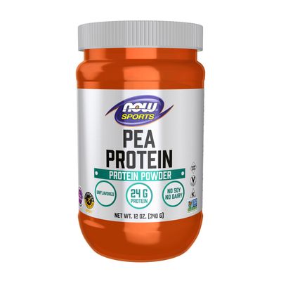 NOW Sports Nutrition, Pea Protein 24 g, Easily Digested, Unflavored Powder, 12-Ounce