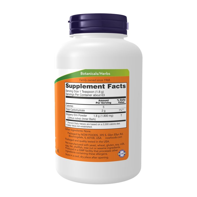 Now Supplements, Slippery Elm Powder 4 oz.