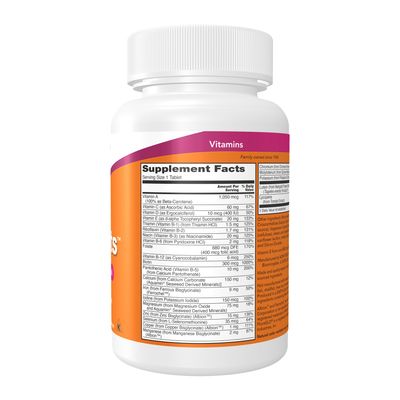 Now Supplements, Daily Vits 100 Tab