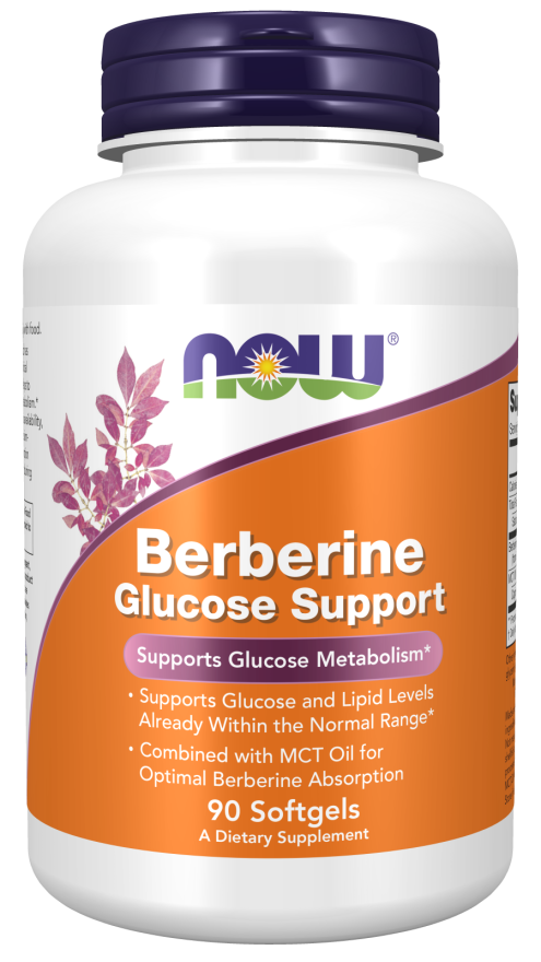 Now Supplements, Berberine Glucose Support- Softgels