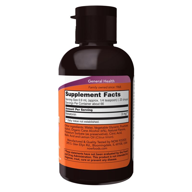 Now Supplements, Liquid Melatonin, 2 Fl. oz.