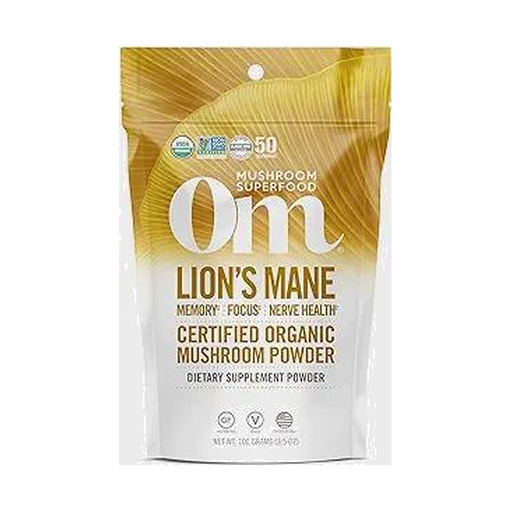 Om, Lions Mane Mushroom Powder 2,000Mg 3.5oz