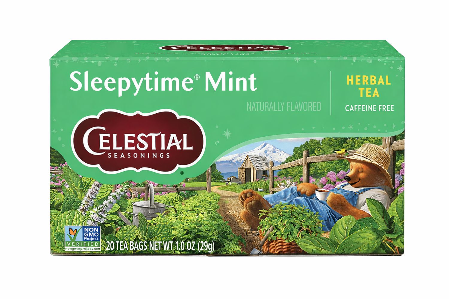 CELESTIAL SEASONINGS , Herbal Tea, Sleepytime Mint, Caffeine Free