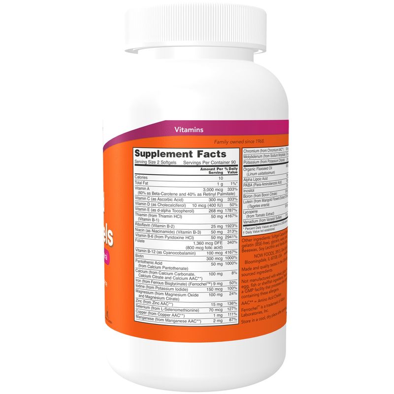 Now, Liquid Multi Softgels 180 Softgels