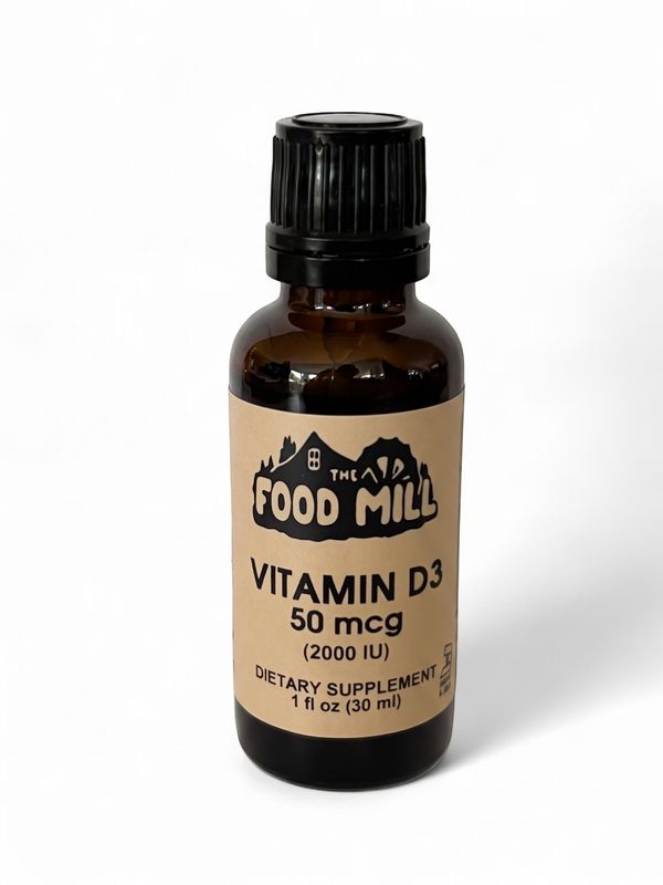 The Food Mill, D3 50Mcg (2000 Iu) Unflavored The Food Mill, D3 50Mcg (2000 Iu) Unflavored