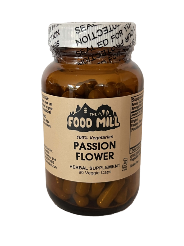 The Food Mill, Passion Flower Powder Capsules
