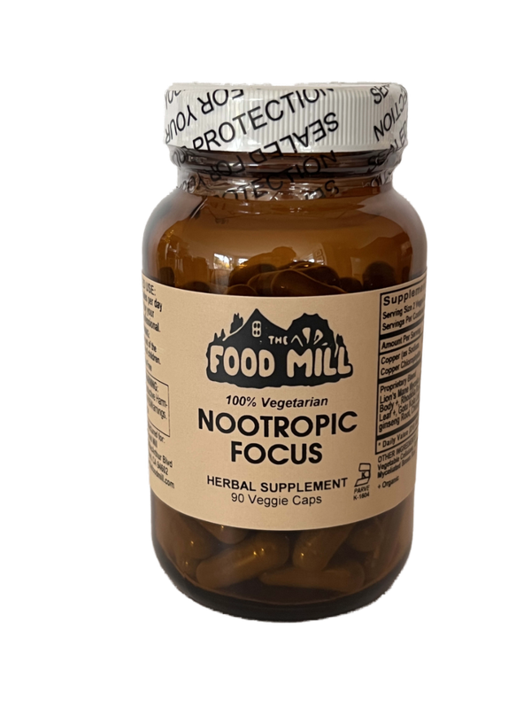 The Food Mill, Nootropic Focus Powder Capsules The Food Mill, Nootropic Focus Powder Capsules