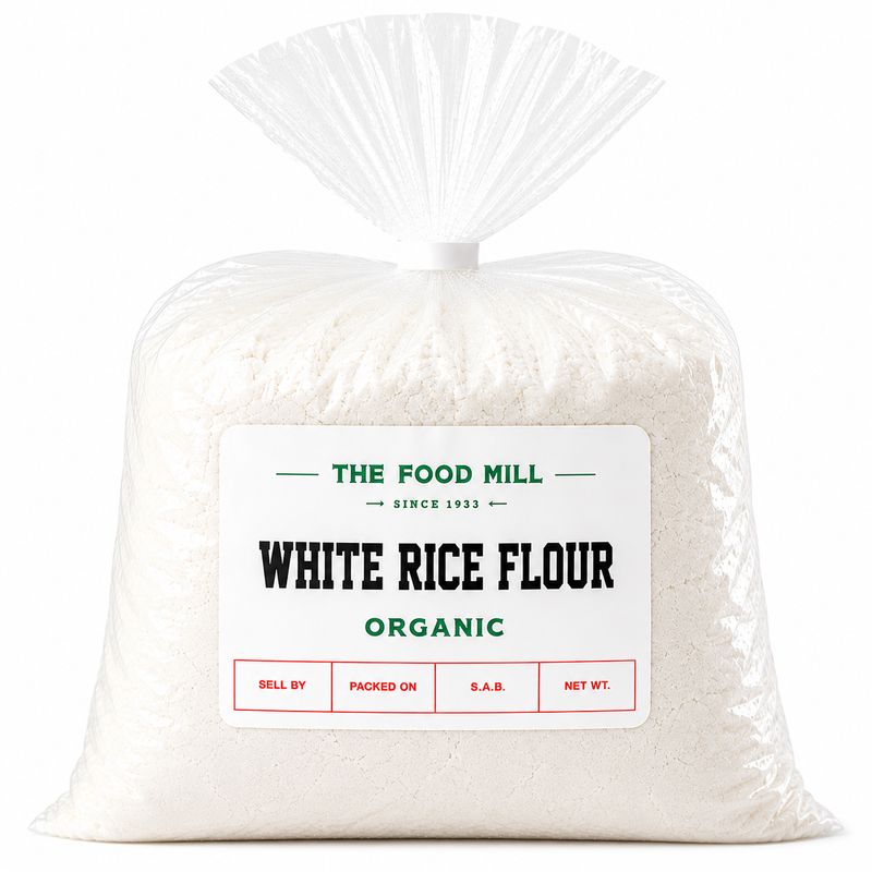 White Rice Flour Organic (Sold In Bulk)