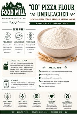 00 Pizza Flour Unbleached (Sold In Bulk)