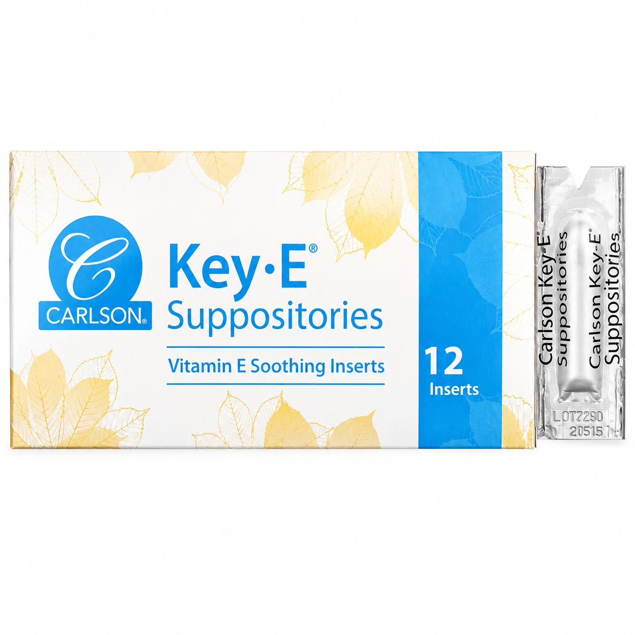 Carlson, Key-E Suppositories, 12 Inserts Carlson, Key-E Suppositories, 12 Inserts