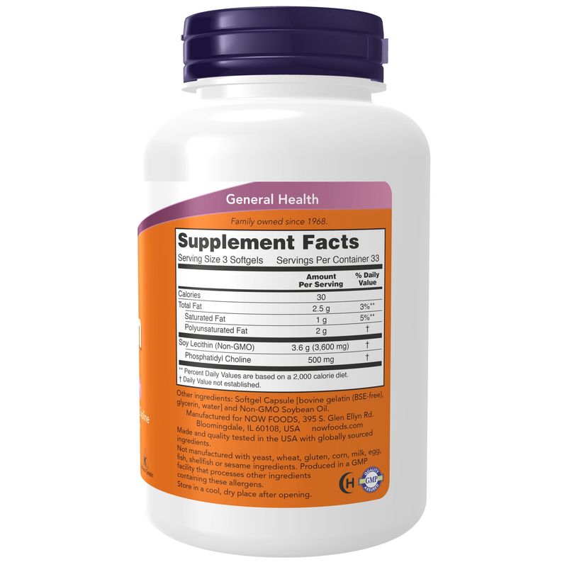 Now, Lecithin NON-GMO 1200mg