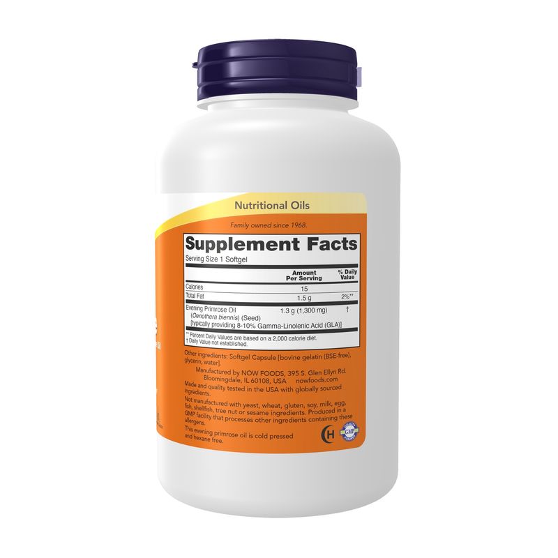 Now Supplements, Super Primrose, 1,300 Mg, 120 Softgels