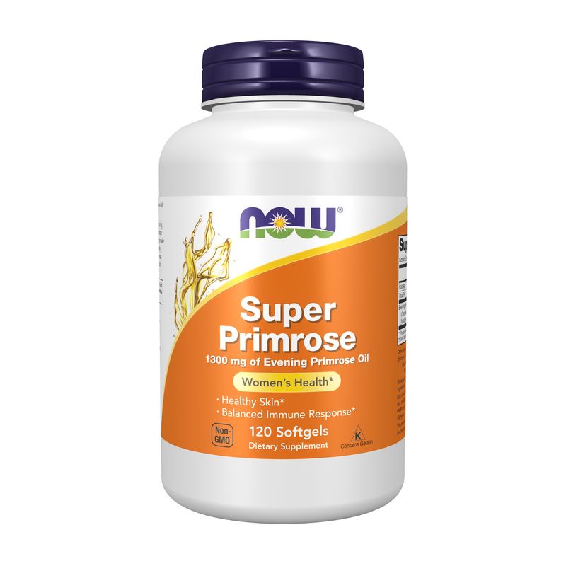 Now Supplements, Super Primrose, 1,300 Mg, 120 Softgels Now Supplements, Super Primrose, 1,300 Mg, 120 Softgels