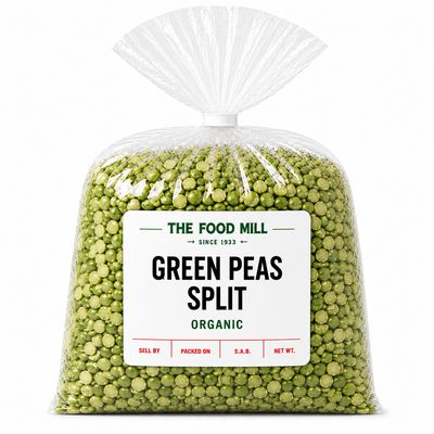 Green Peas Split Organic (Sold In Bulk)