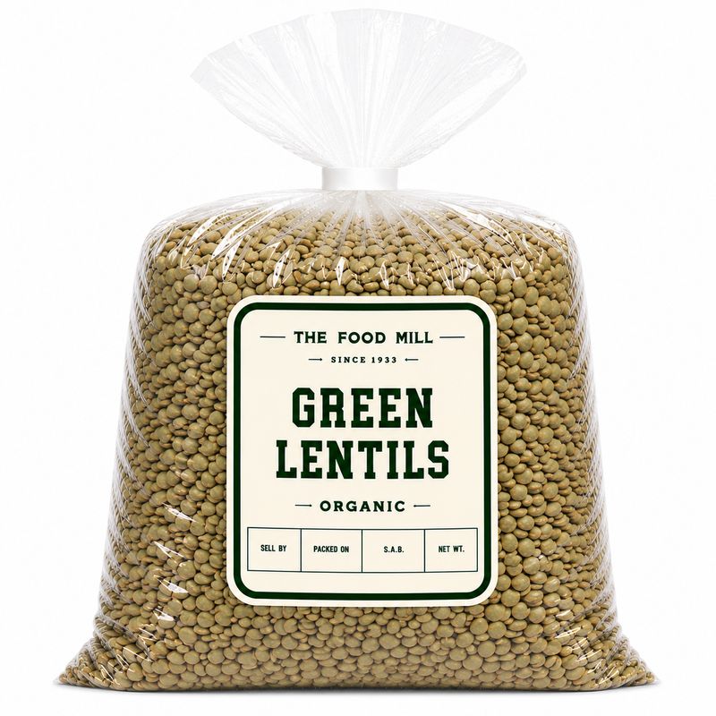 Green Lentils Organic (Sold In Bulk)
