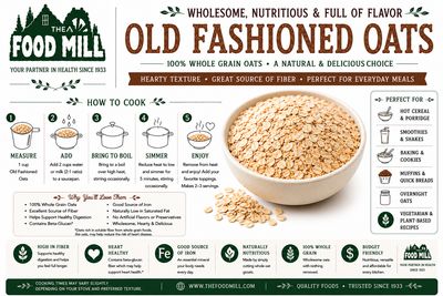 Old Fashioned Oats (Sold In Bulk)
