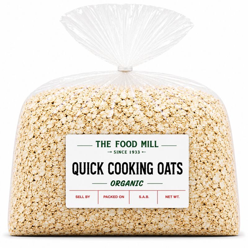 Quick Cooking Oats Organic (Sold In Bulk)