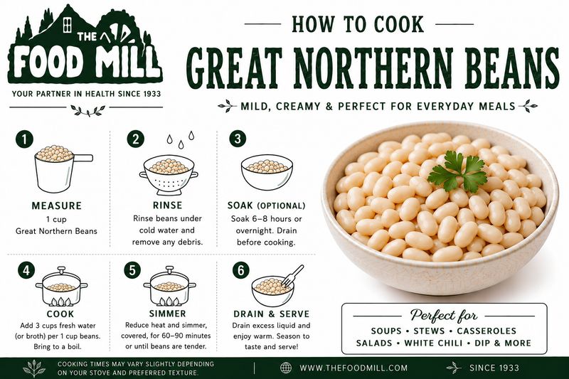 Great Northern Beans Organic (Sold In Bulk)