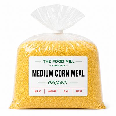 Medium Corn Meal Organic (Sold In Bulk)