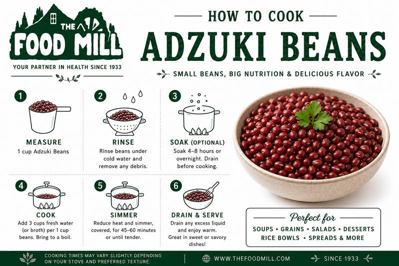 Adzuki Beans Organic (Sold In Bulk)