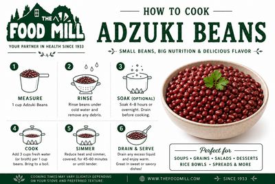 Adzuki Beans Organic (Sold In Bulk)