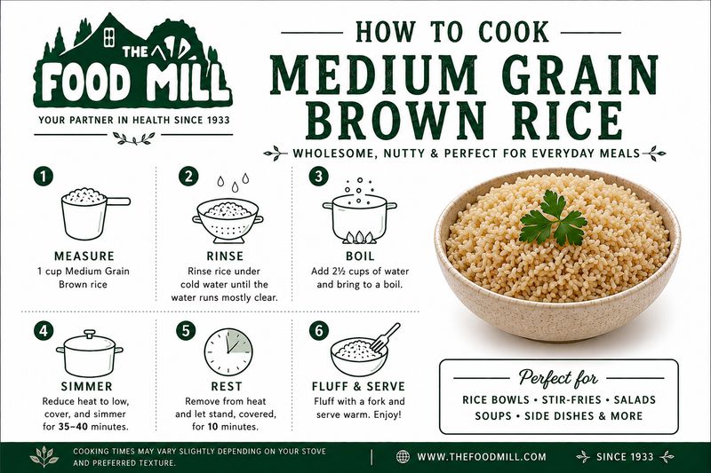 Medium Grain Brown Rice (Sold In Bulk)