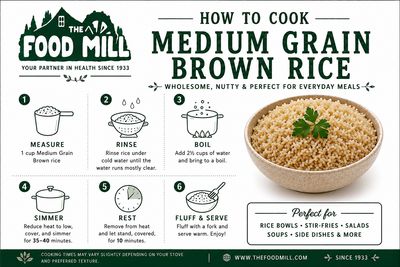 Medium Grain Brown Rice (Sold In Bulk)