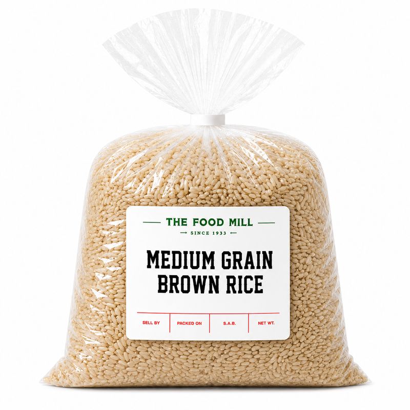 Medium Grain Brown Rice (Sold In Bulk)