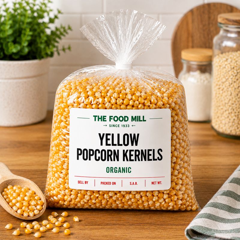 Yellow Popcorn Kernels Organic (Sold In Bulk)