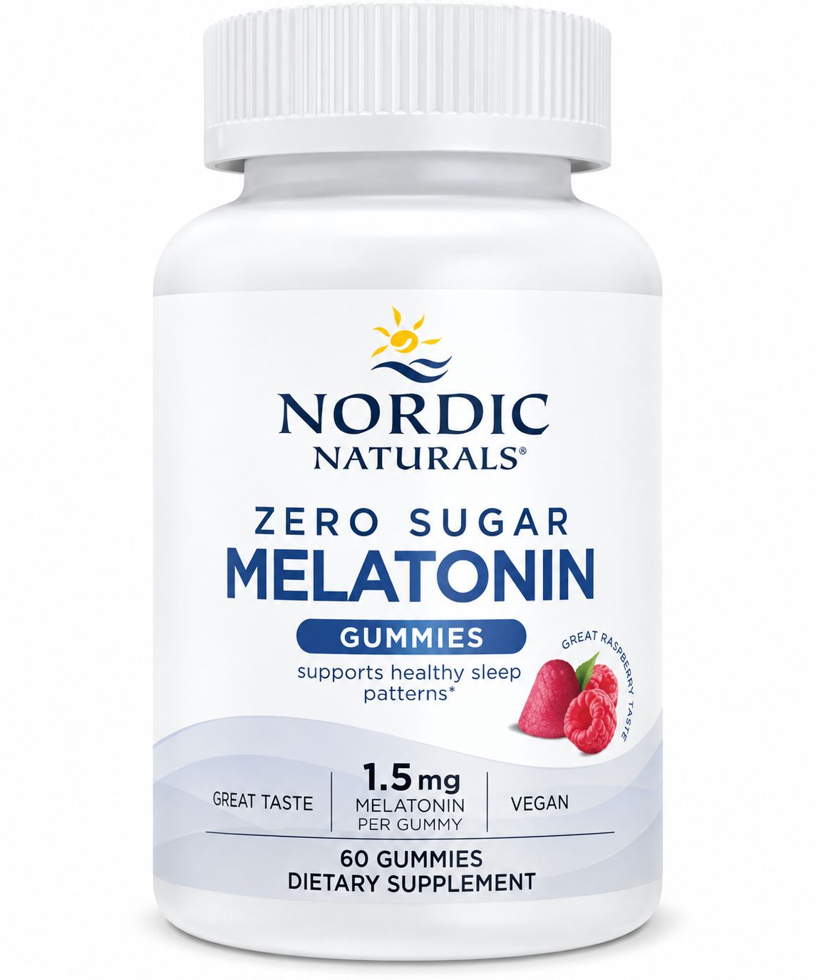 Nordic Naturals, Zero Sugar Melatonin Gummies, 1.5 Mg, 60 Gummies Nordic Naturals, Zero Sugar Melatonin Gummies, 1.5 Mg, 60 Gummies