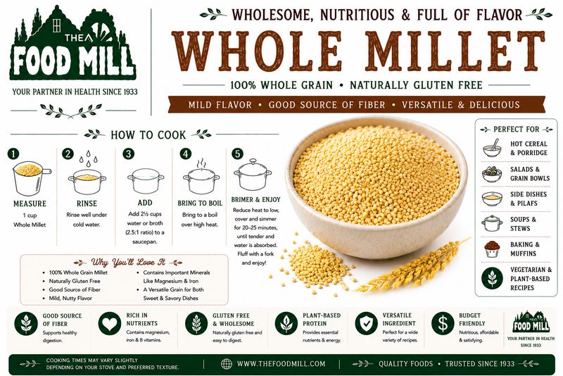 Whole Millet Organic (Sold In Bulk)