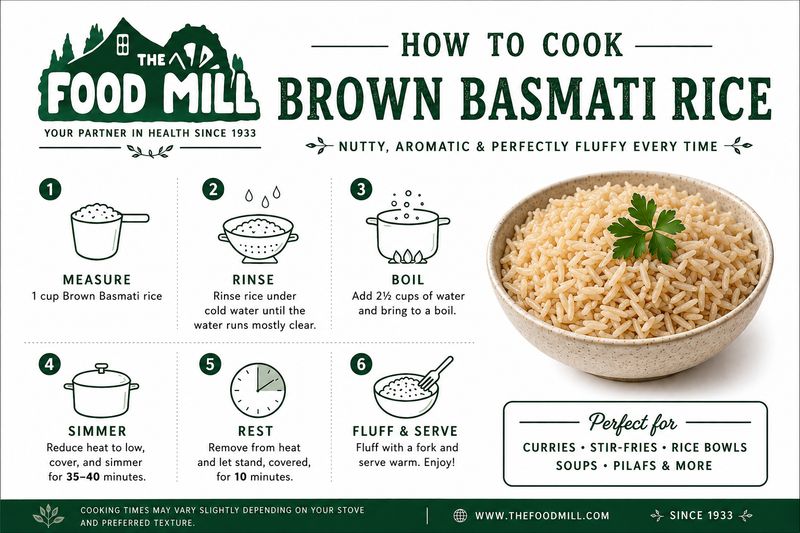 Brown Basmati Rice Organic (Sold In Bulk)