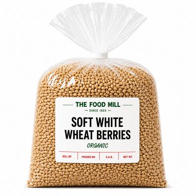Soft White Wheat Berries Organic (Sold In Bulk)