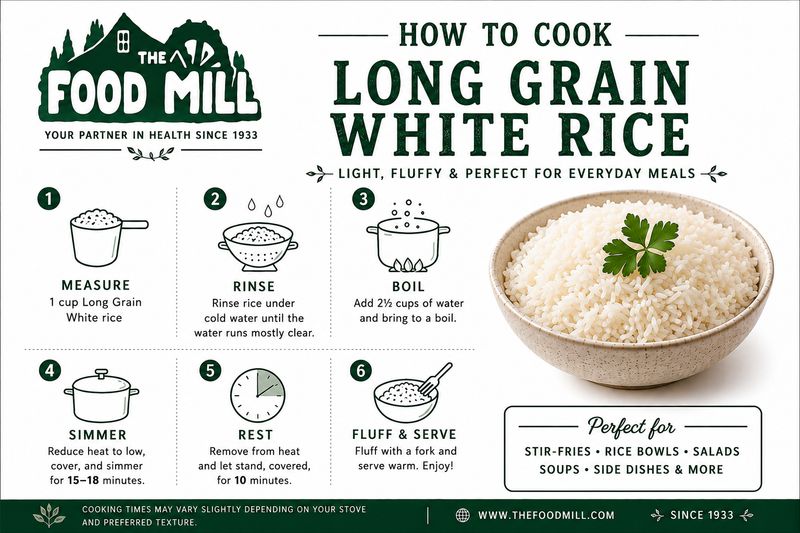 Long Grain White Rice Organic (Sold In Bulk)