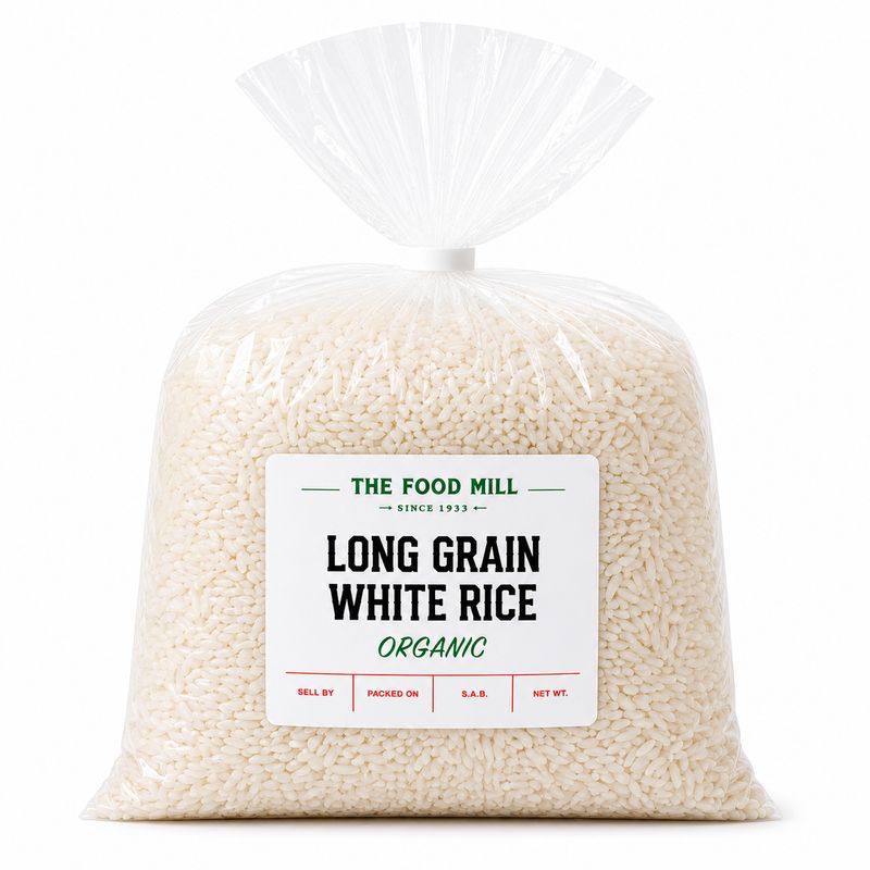 Long Grain White Rice Organic (Sold In Bulk)