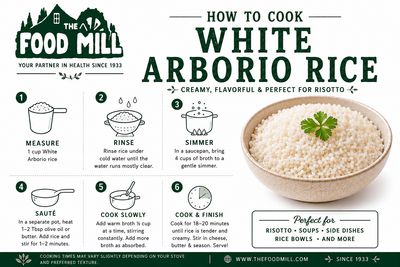 White Arborio Rice Organic (Sold In Bulk)