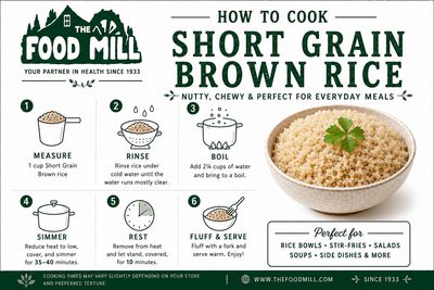 Short Grain Brown Rice (Sold In Bulk)