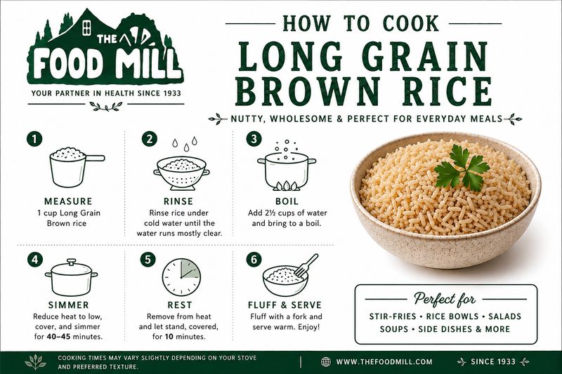 Long Grain Brown Rice Organic (Sold In Bulk)