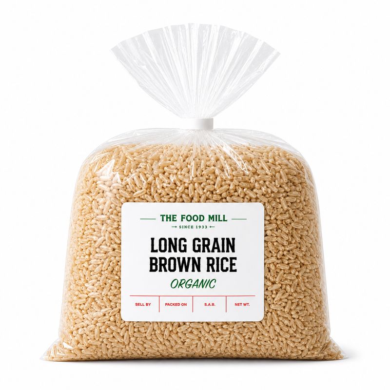 Long Grain Brown Rice Organic (Sold In Bulk)