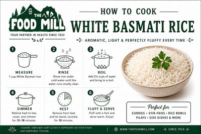 White Basmati Rice Organic (Sold In Bulk)