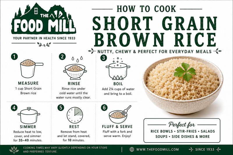 Short Grain Brown Rice Organic (Sold In Bulk)