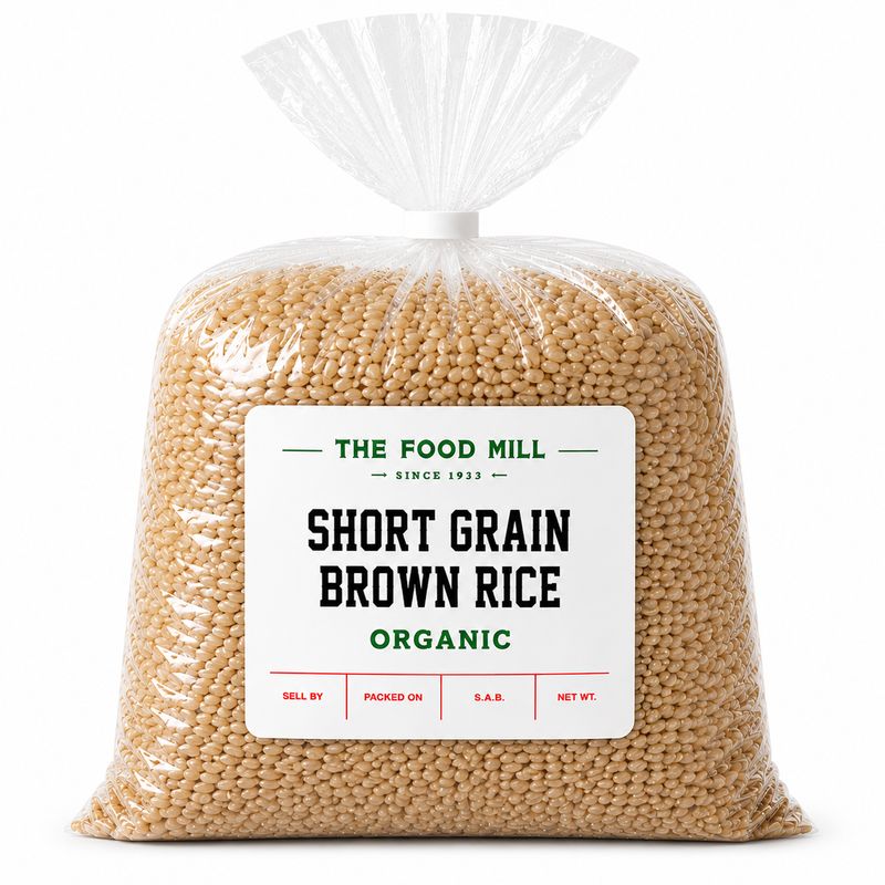 Short Grain Brown Rice Organic (Sold In Bulk)