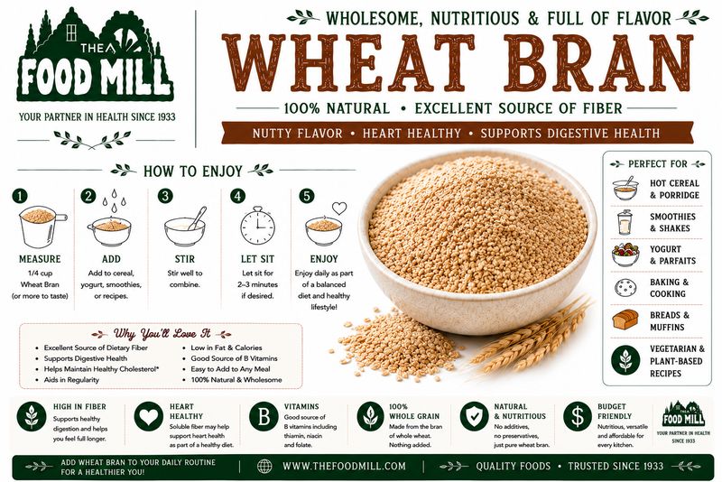 Wheat Bran Organic (Sold In Bulk)